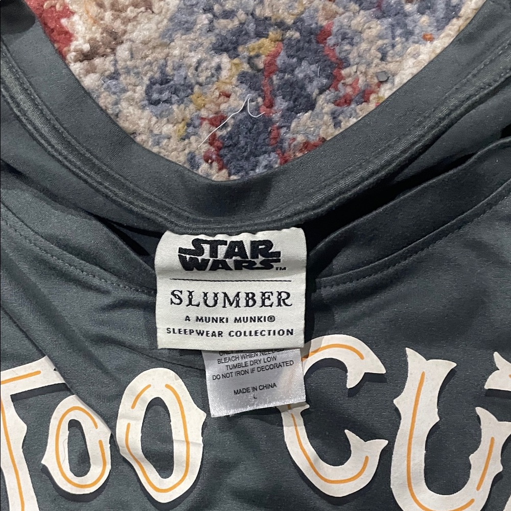 Halloween Star Wars Black and Orange Sleep Shorts and Top - Picture 5 of 5